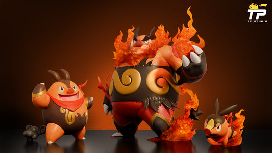 [PREORDER] 1/20 Scale World Figure [TP] - Tepig & Pignite & Emboar