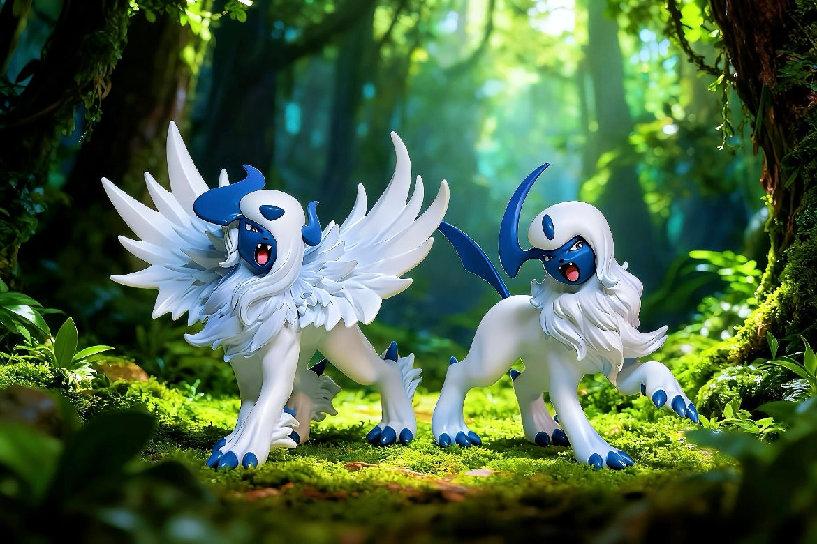 [IN STOCK] 1/20 Scale World Figure [CHANGQING] - Absol & Mega Absol