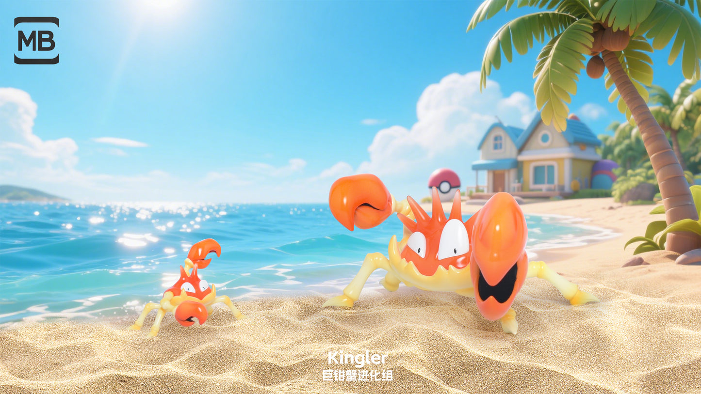 [PREORDER] 1/20 Scale World Figure [MB] - Krabby & Kingler