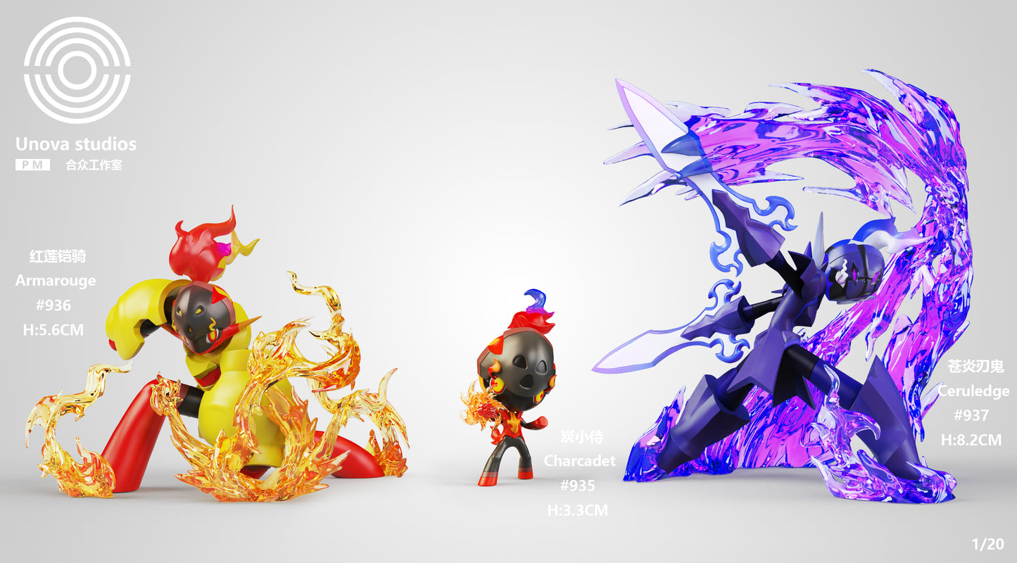 [PREORDER] 1/20 Scale World Figure [UNOVA] - Charcadet & Armarouge & Ceruledge
