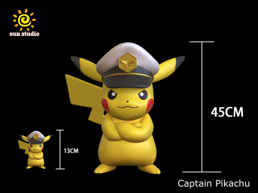[PREORDER CLOSED] Mini Statue [SUN] -  Captain Pikachu & Proud Pikachu