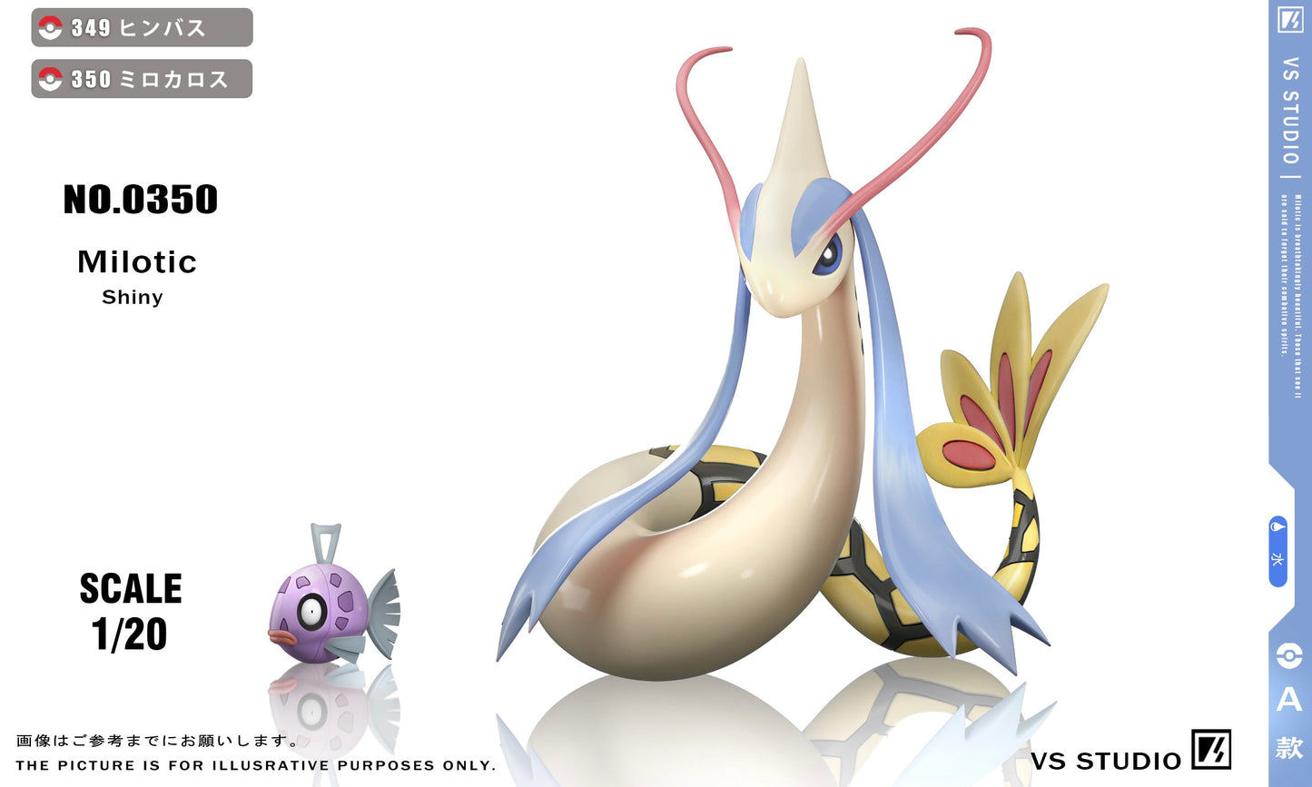 [PREORDER] 1/20 Scale World Figure [VS] - Feebas & Milotic
