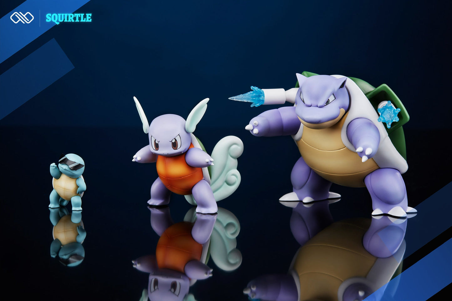 [IN STOCK] 1/20 Scale World Figure [INFINITE] - Squirtle & Wartortle & Blastoise