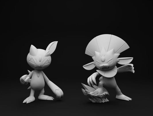 [PREORDER] 1/20 Scale World Figure [YR] - Sneasel & Weavile