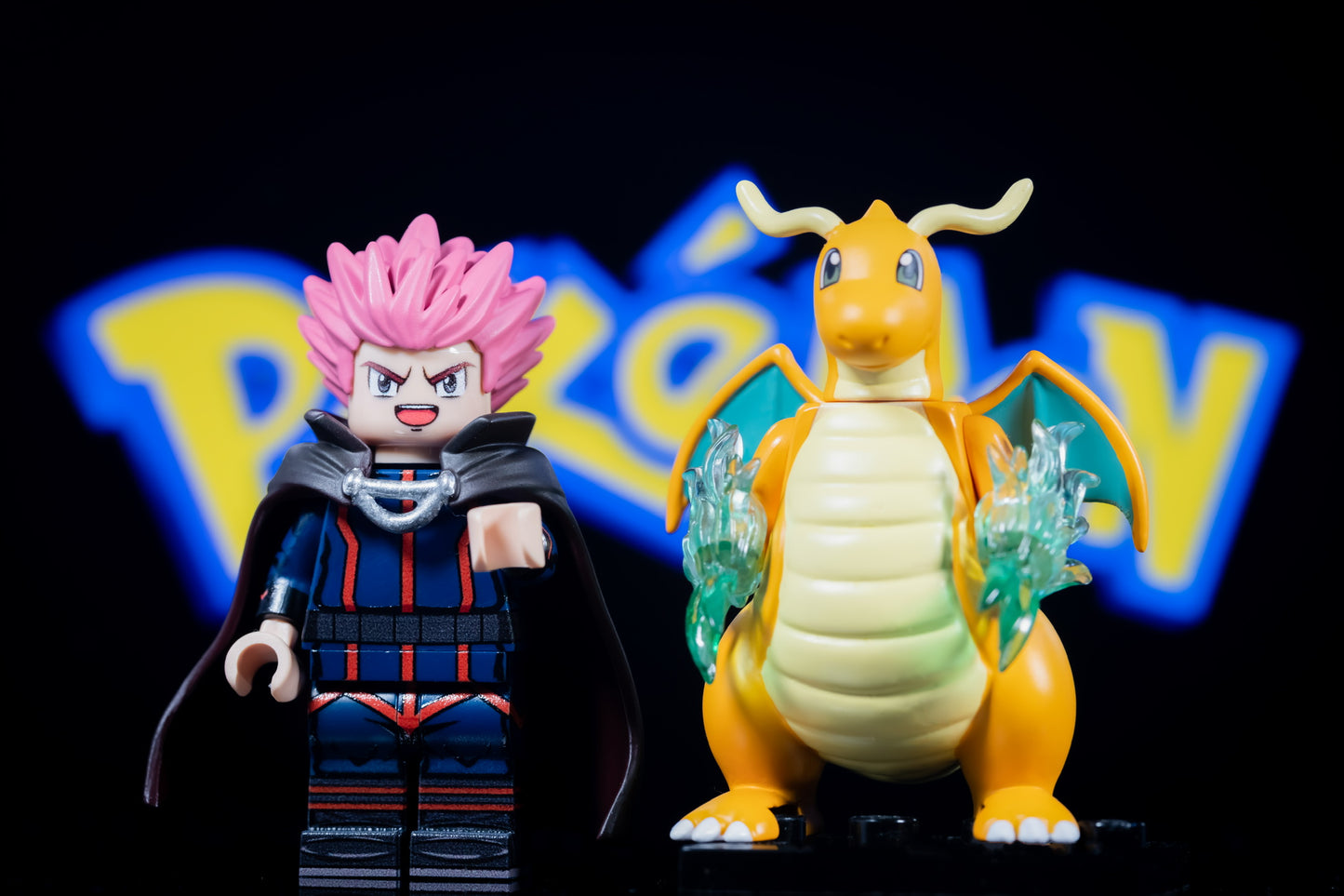 [IN STOCK] Pokémon Minifigure [Liberty Brick] - Lance & Dragonite