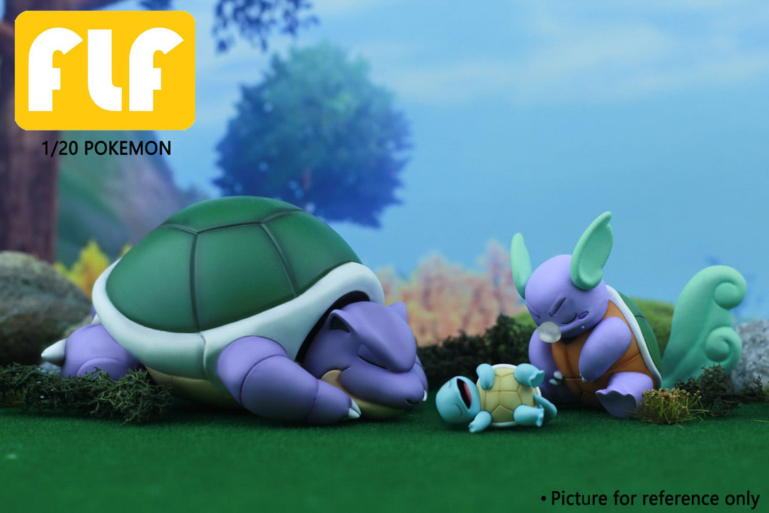 [PREORDER] 1/20 Scale World Figure [FLF] - Squirtle & Wartortle & Blastoise