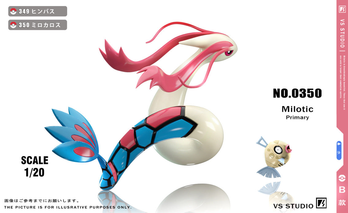 [PREORDER] 1/20 Scale World Figure [VS] - Feebas & Milotic