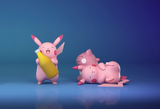 [PREORDER] 1/20 Scale World Figure [ZWG] - Pikachu & Morpeko