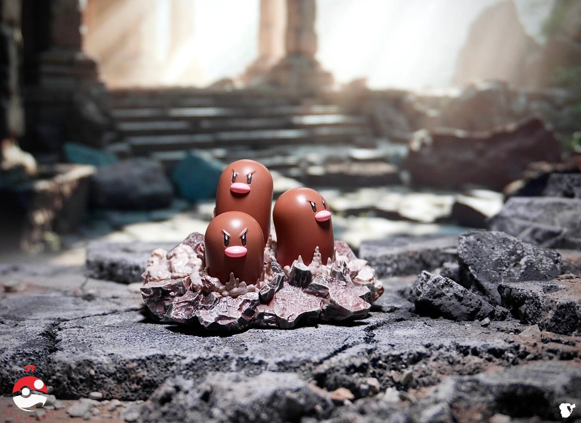 [IN STOCK] 1/20 Scale World Figure [BOOM] - Diglett & Dugtrio
