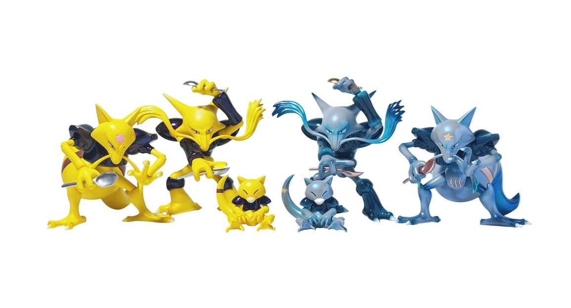 [IN STOCK] 1/20 Scale World Figure [GOLDEN CITY] - Abra & Kadabra & Alakazam