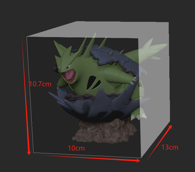 [PREORDER] 1/20 Scale World Figure [MEGAZZ] - Larvitar & Pupitar & Tyranitar & Mega Tyranitar