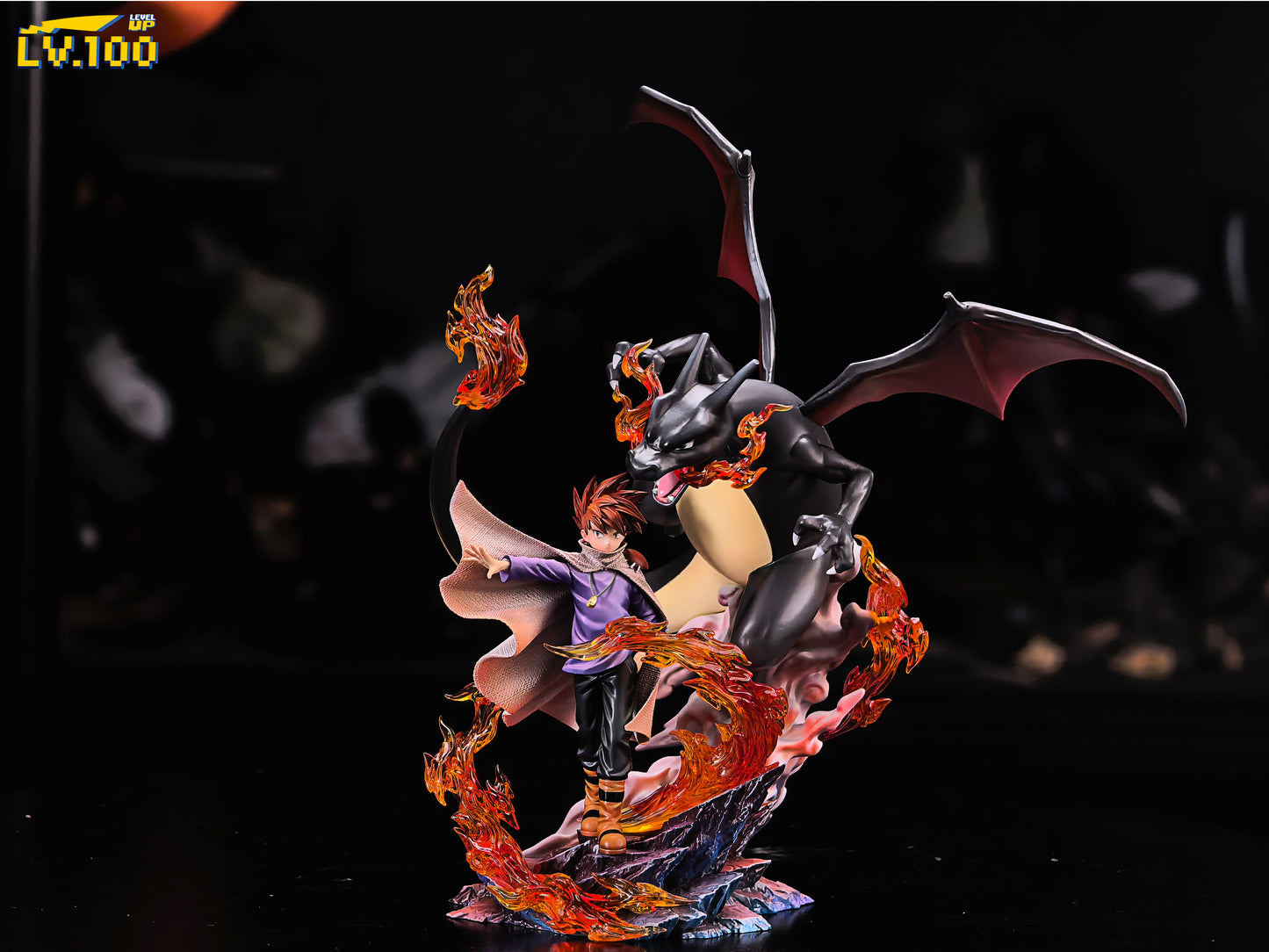[PREORDER] 1/20 Scale World Figure [LV100 Club] - Blue (Adventures) & Charizard