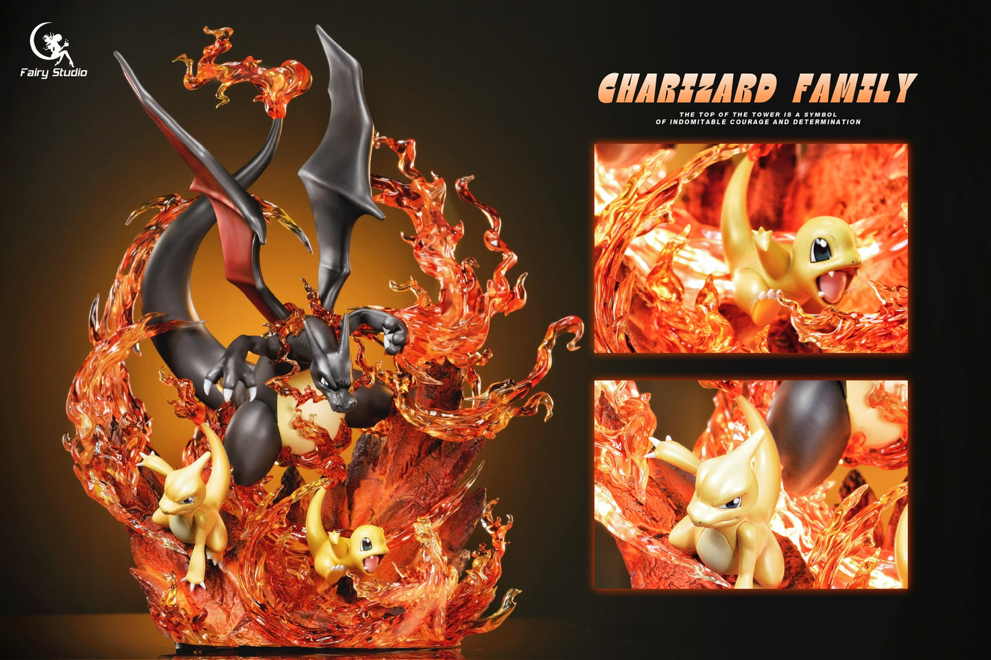 [PREORDER] Statue [FAIRY] - Charmander & Charmeleon & Charizard