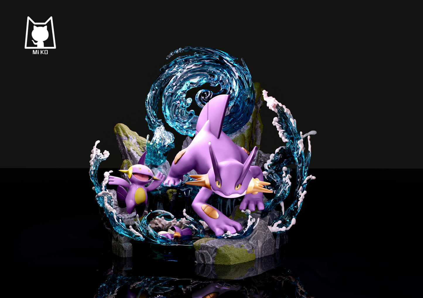 [PREORDER CLOSED] Statue [MIKO] - Mudkip & Marshtomp & Swampert