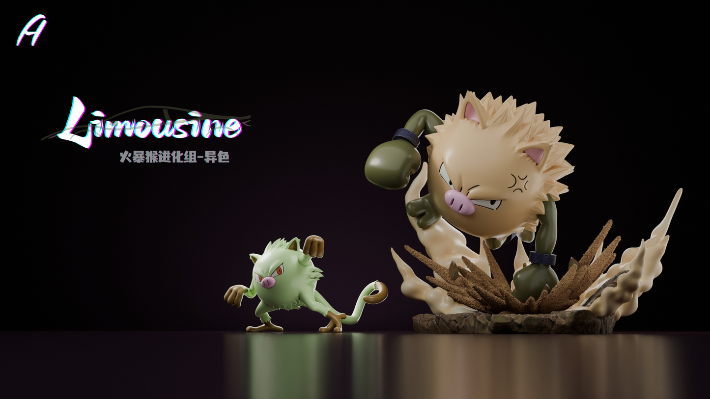 [PREORDER CLOSED] 1/20 Scale World Figure [LIMOUSINE] - Mankey & Primeape