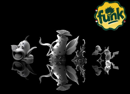 [PREORDER] 1/20 Scale World Figure [FUNK] - Bellsprout & Weepinbell & Victreebel