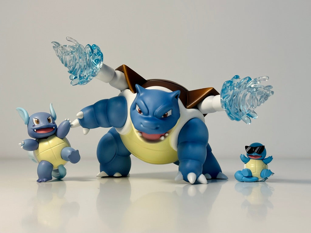 [IN STOCK] 1/20 Scale World Figure [MG] - Squirtle & Wartortle & Blastoise