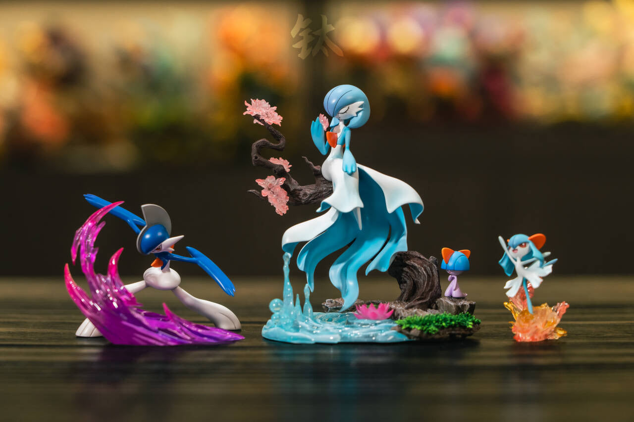 [IN STOCK] 1/20 Scale World Figure [PALLET TOWN] - Ralts & Kirlia & Gardevoir & Gallade