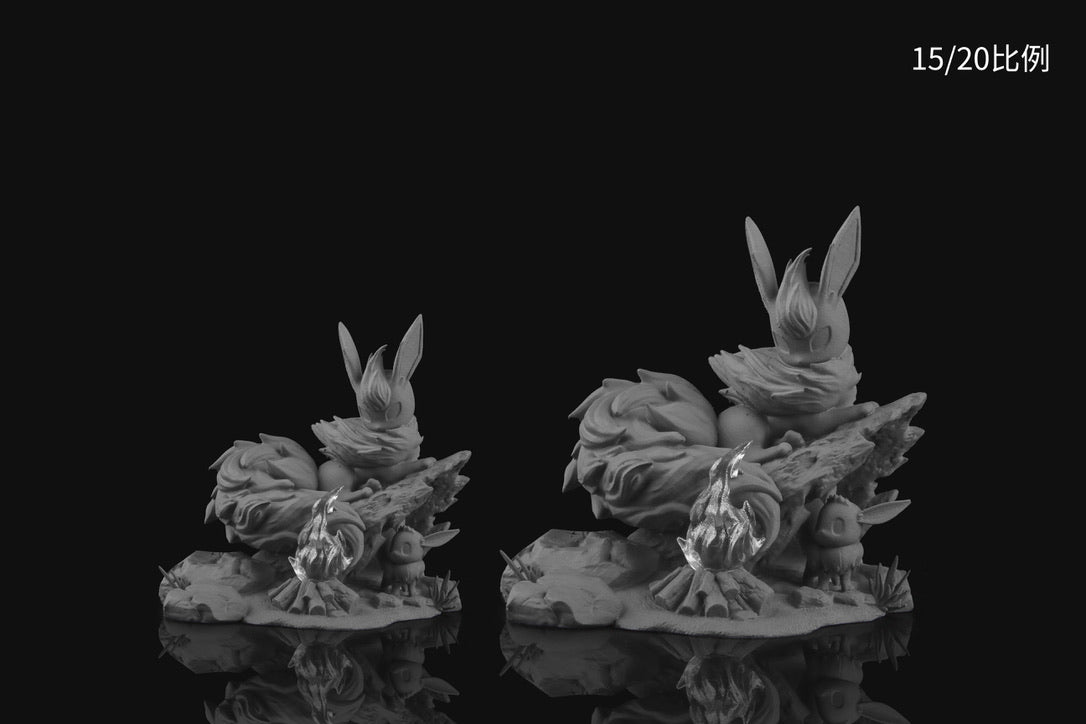 [PREORDER] 1/20 Scale World Figure [SK] - Eevee & Flareon