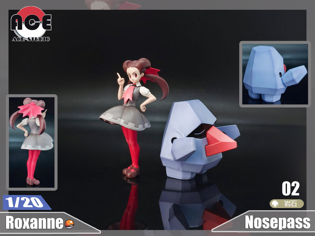 [PREORDER CLOSED] 1/20 Scale World Figure [ACE] - Roxanne & Nosepass