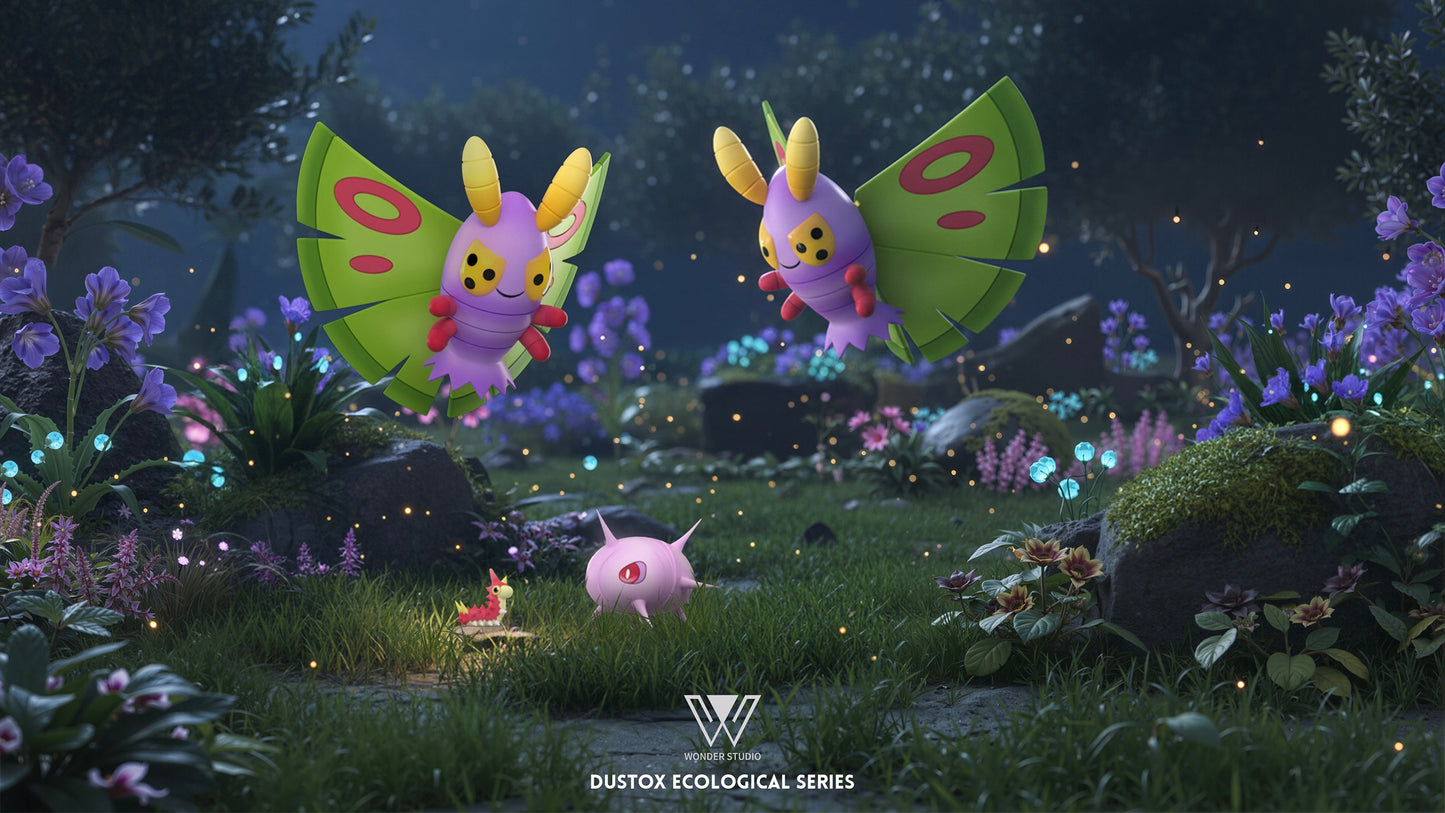 [PREORDER] 1/20 Scale World Figure [WONDER] - Wurmple & Silcoon & Beautifly & Cascoon & Dustox