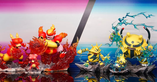 [IN STOCK] 1/20 Scale World Figure [UING] - Electabuzz & Elekid & Electivire & Magmar & Magby & Magmortar