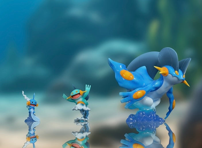 [PREORDER] 1/20 Scale World Figure [XO] - Mudkip & Marshtomp & Swampert