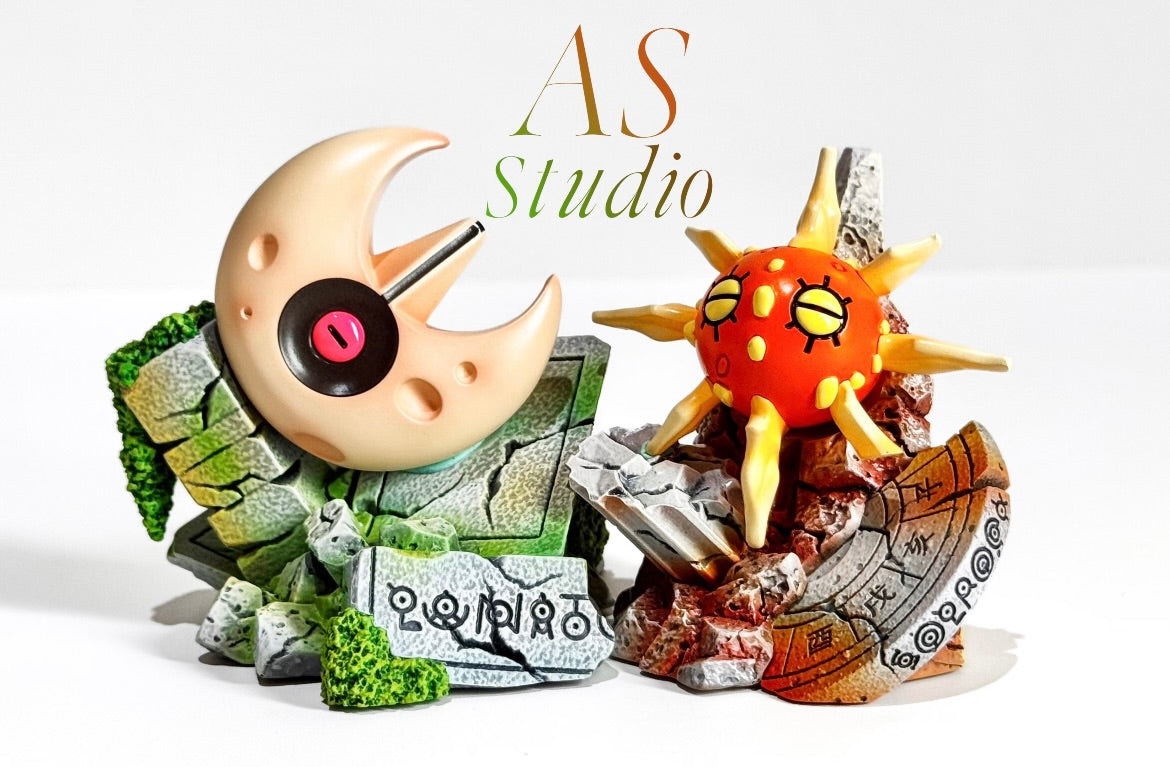 [IN STOCK] 1/20 Scale World Figure [ASTERISM] - Solrock & Lunatone