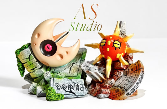 [IN STOCK] 1/20 Scale World Figure [ASTERISM] - Solrock & Lunatone