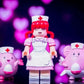 [IN STOCK] Custom Designed Minifigure [Liberty Brick] - Nurse Joy & Chansey & Blissey