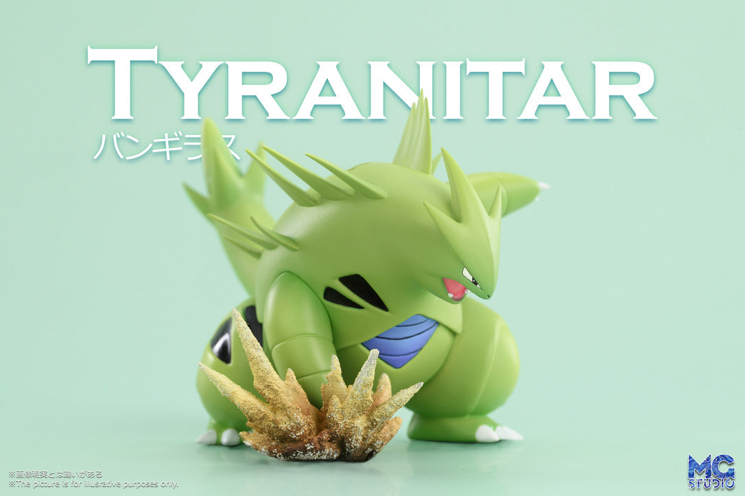 [PREORDER] 1/20 Scale World Figure [MG] - Larvitar & Pupitar & Tyranitar & Mega Tyranitar