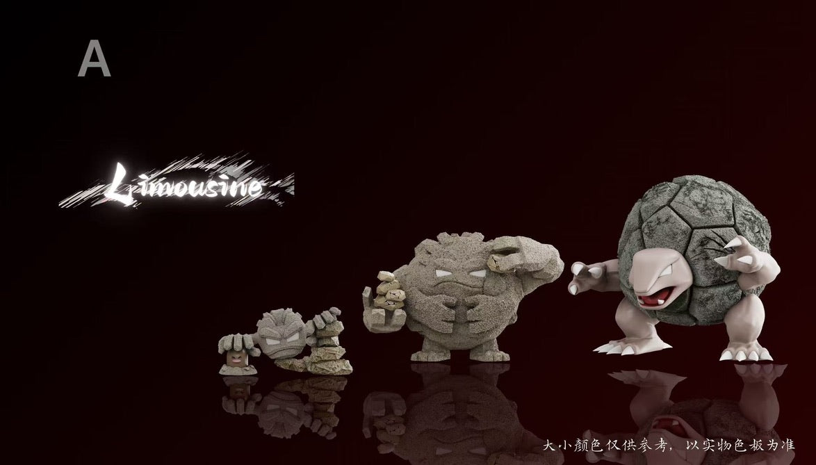 [PREORDER] 1/20 Scale World Figure [LIMOUSINE] - Geodude & Graveler & Golem