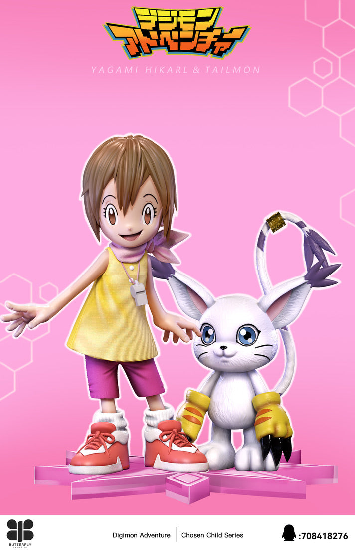 [PREORDER] Digimon Figure [BUTTERFLY] - Yagami Hikari & Gatomon