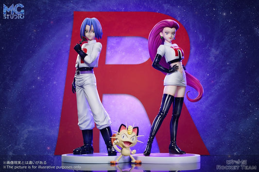 [PREORDER] 1/8 Scale World Figure [MG] - Jessie & James & Pikachu & Meowth