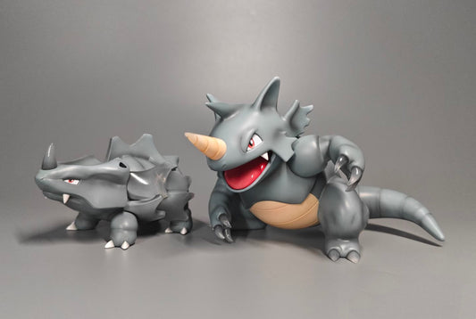 [IN STOCK] 1/20 Scale World Figure [HAPPY HOUSE] - Rhyhorn & Rhydon