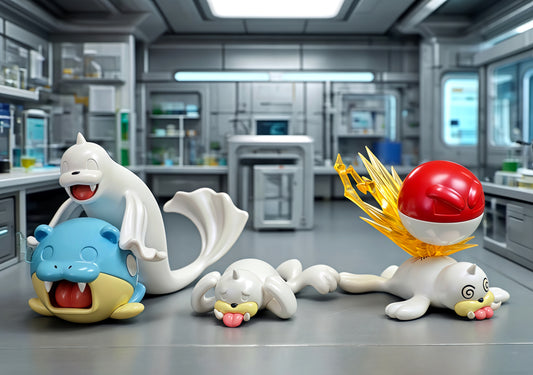 [PREORDER] 1/20 Scale World Figure [DZW] - Seel & Dewgong & Voltorb & Spheal