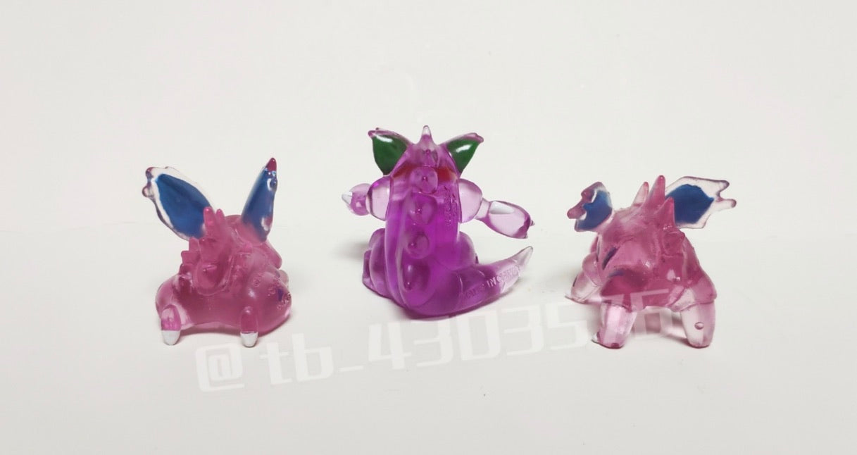 [PREORDER] Clear Figure [HHZ] - Nidoking & Nidoqueen Family