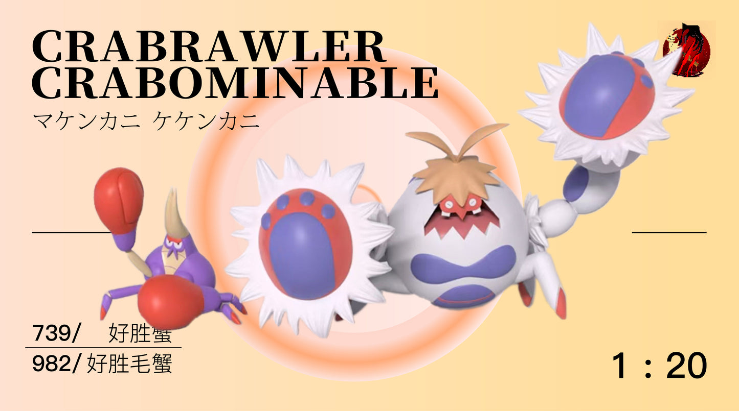 [PREORDER] 1/20 Scale World Figure [CHUAN] - Crabrawler & Crabominable
