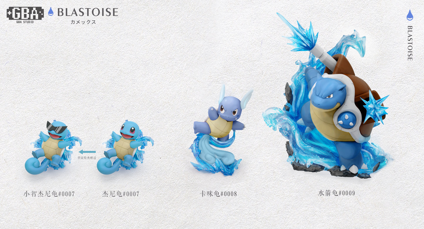 [PREORDER] 1/20 Scale World Figure [GBA] - Squirtle & Wartortle & Blastoise