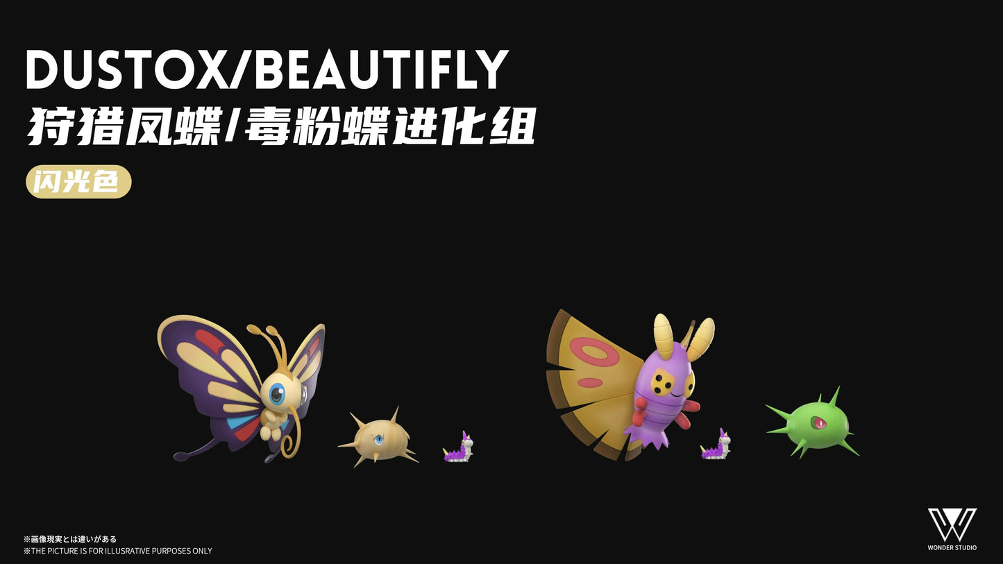 [PREORDER] 1/20 Scale World Figure [WONDER] - Wurmple & Silcoon & Beautifly & Cascoon & Dustox