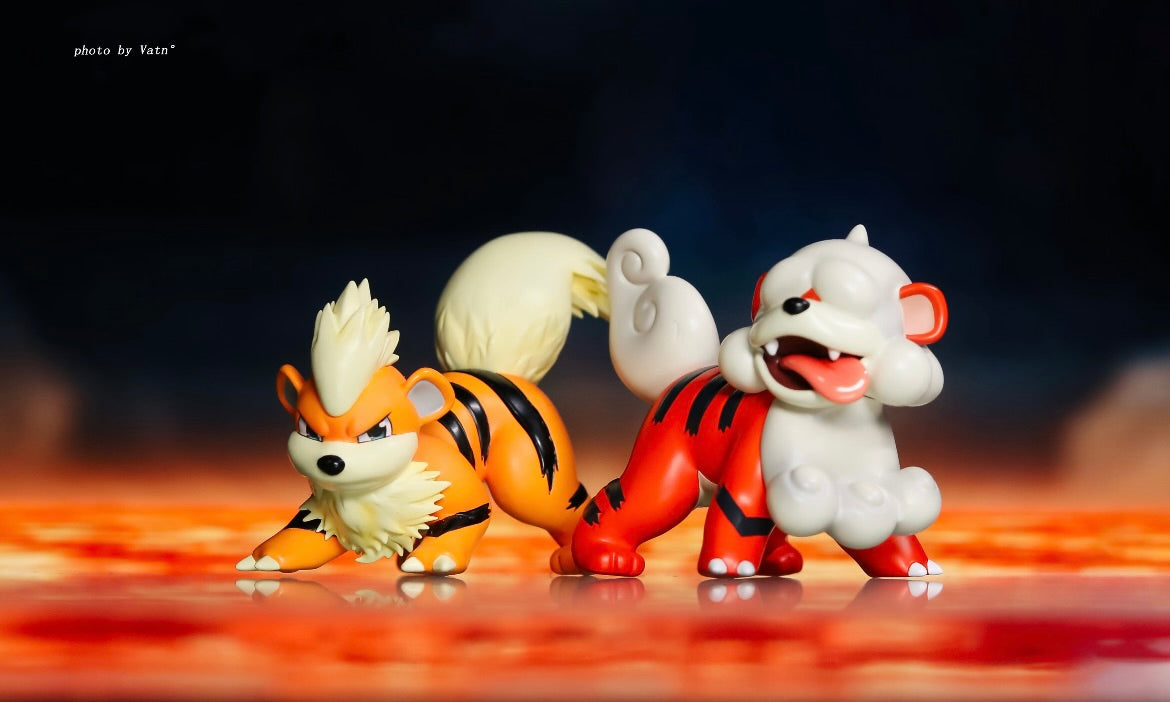 [IN STOCK] 1/20 Scale World Figure [YH] - Hisuian Growlithe & Arcanine