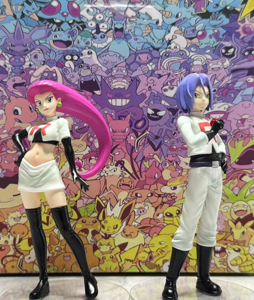 [IN STOCK] 1/20 Scale World Figure [JB] - Jessie & James & Meowth & Wobbuffet