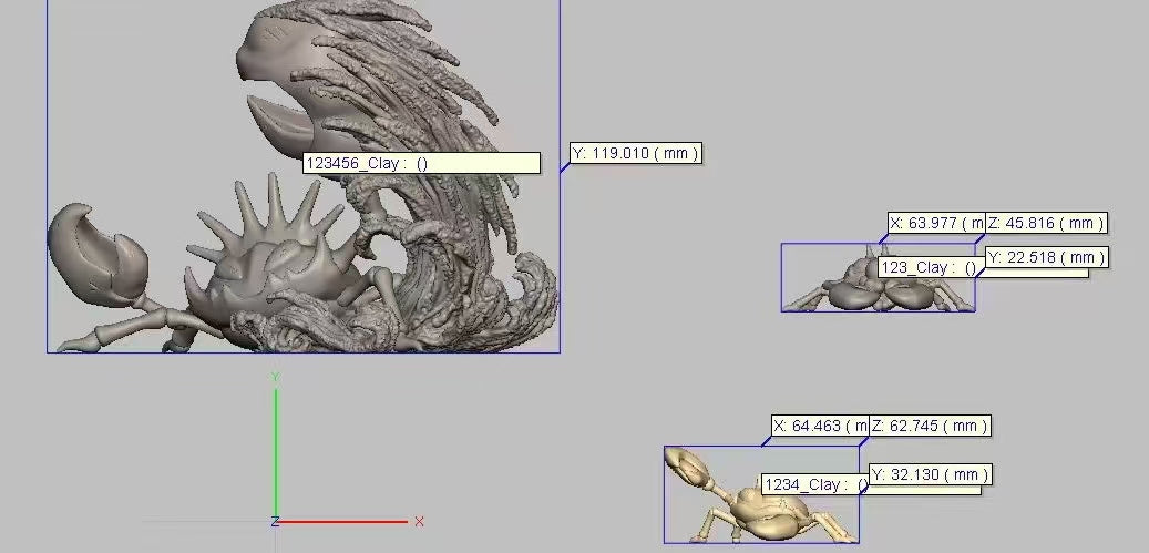 [PREORDER] 1/20 Scale World Figure [WU] - Krabby & Kingler