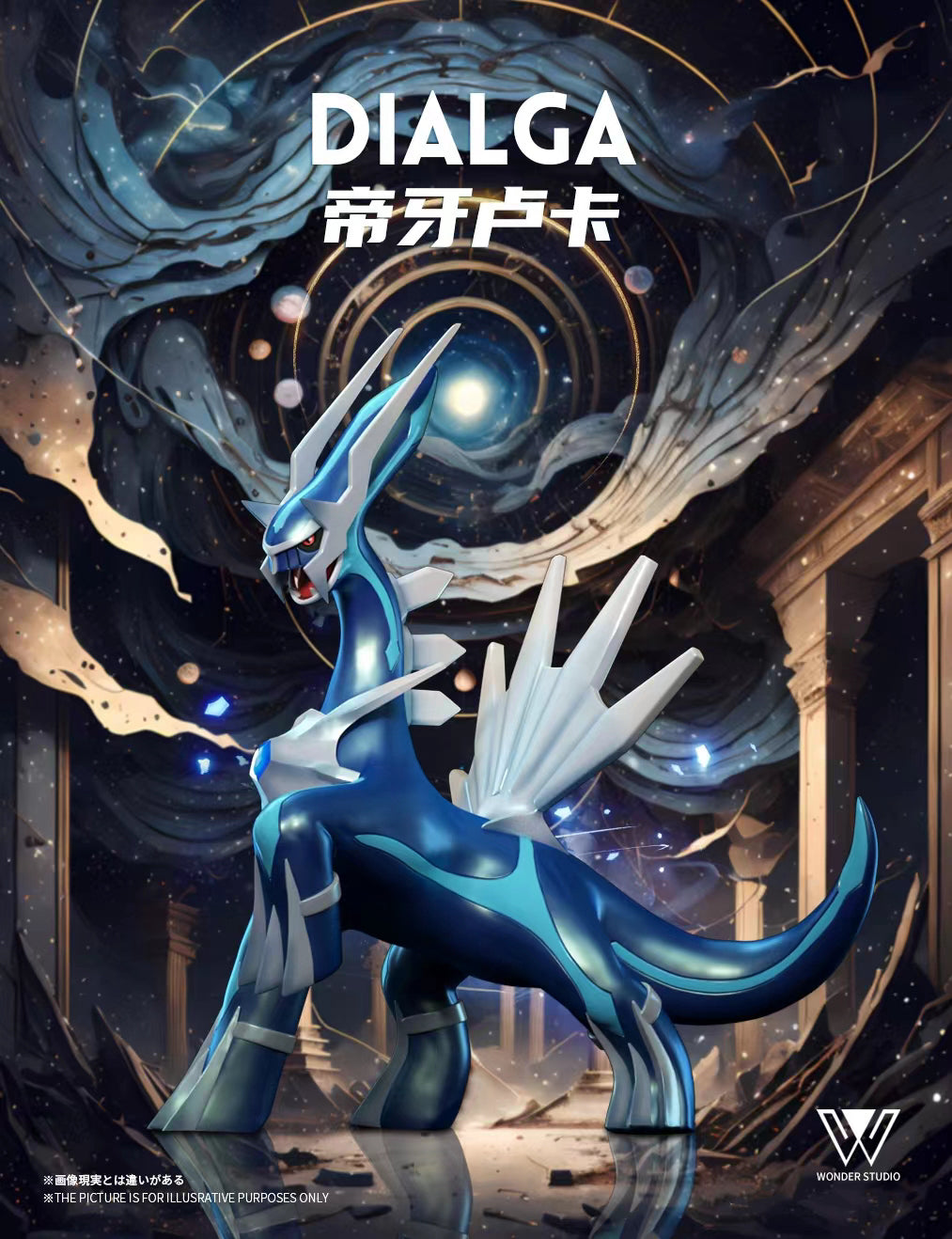 [PREORDER] 1/20 Scale World Figure [WONDER] - Dialga & Palkia