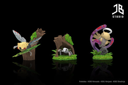 [PREORDER] 1/20 Scale World Figure [JB] - Nincada & Ninjask & Shedinja