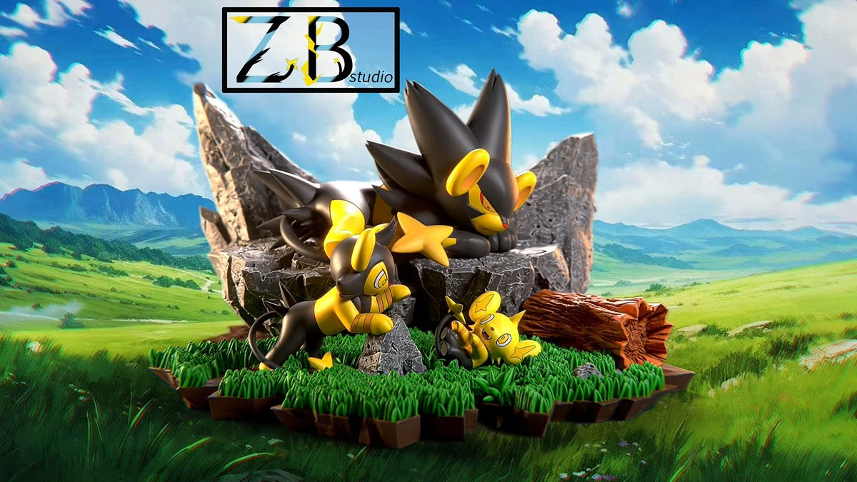 [PREORDER] 1/20 Scale World Figure [ZB] - Shinx & Luxio & Luxray