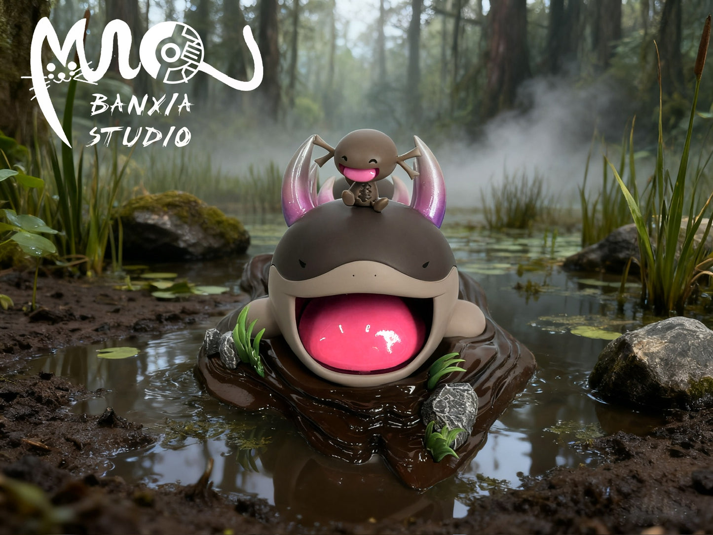[PREORDER] 1/20 Scale World Figure [BANXIA] - Paldean Wooper & Clodsire