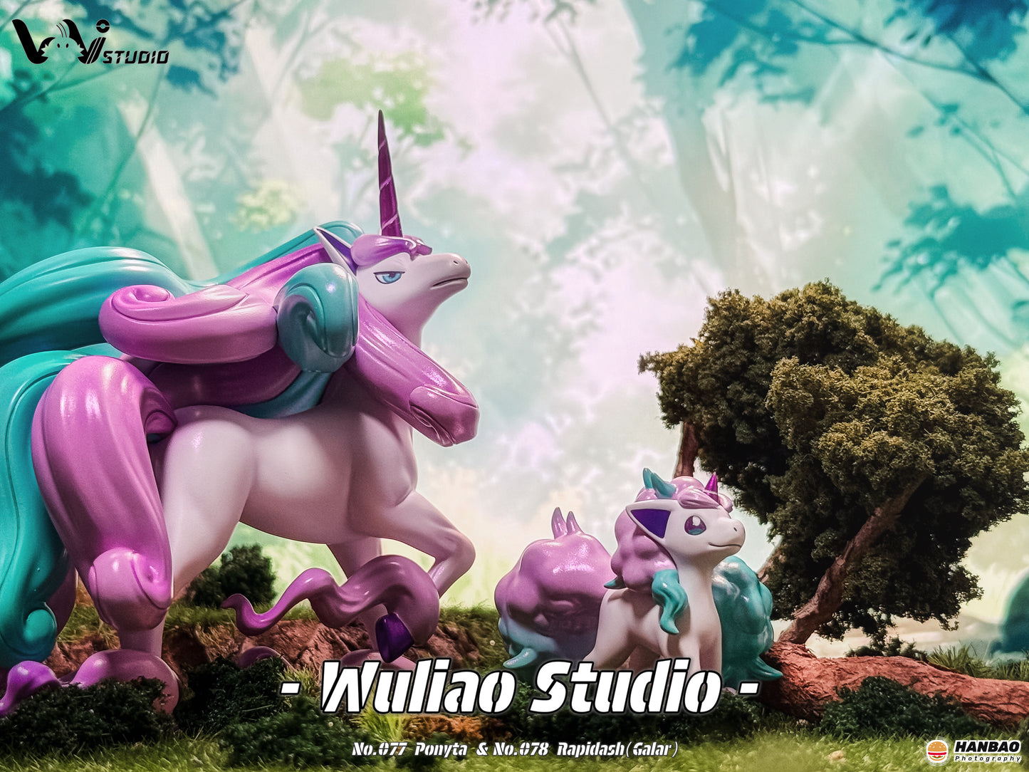 [IN STOCK] 1/20 Scale World Figure [WU] - Galarian Ponyta & Rapidash