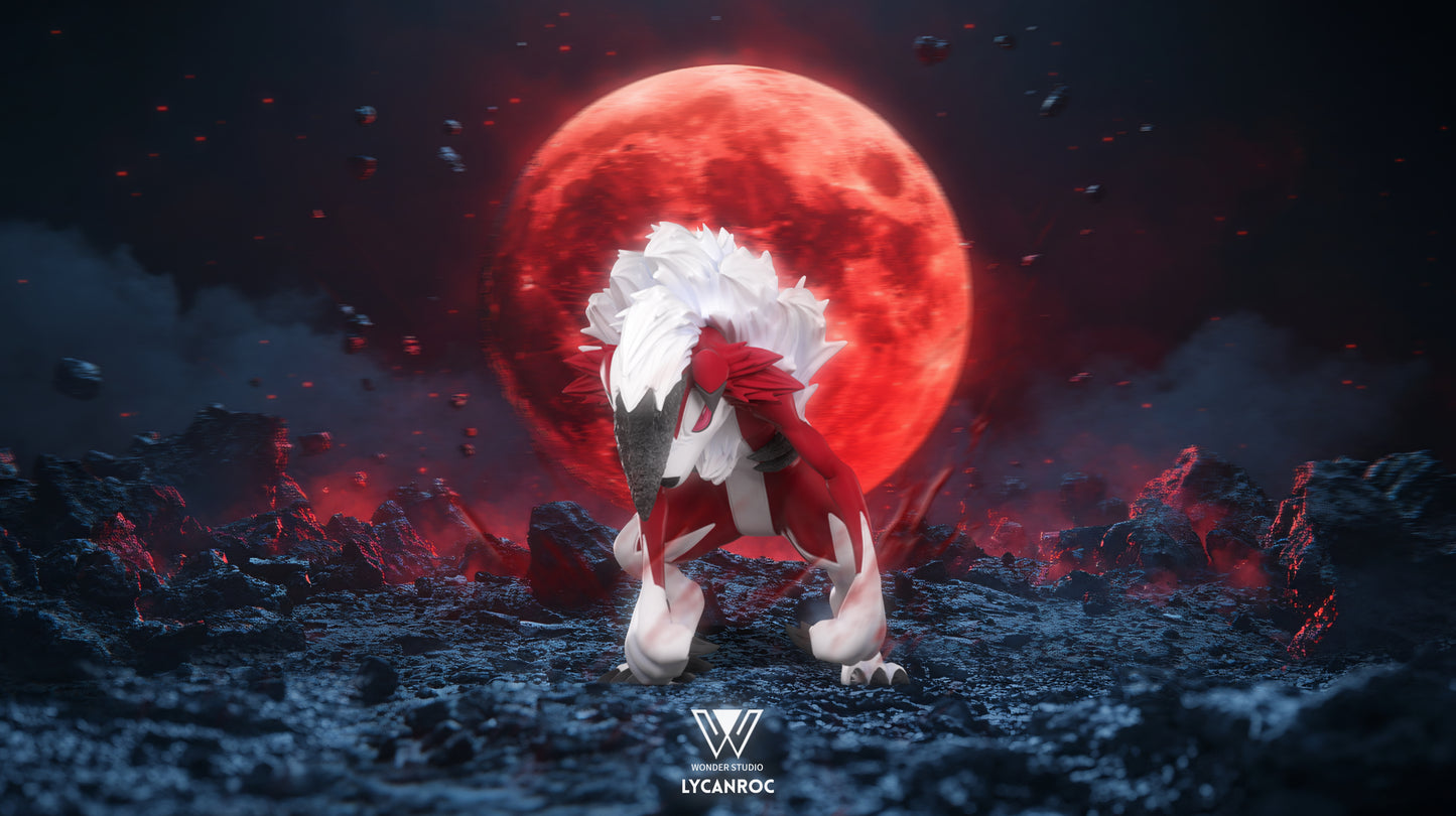 [PREORDER] 1/20 Scale World Figure [WONDER] - Lycanroc (Midday & Midnight)