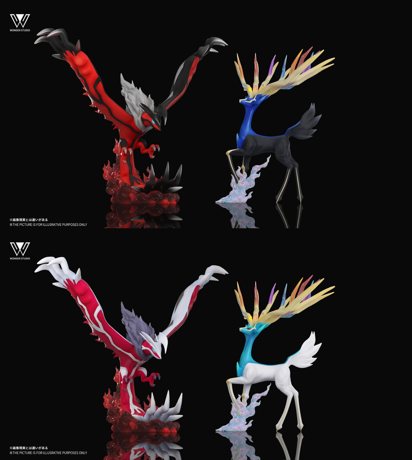 [PREORDER] 1/20 Scale World Figure [WONDER] - Xerneas & Yveltal